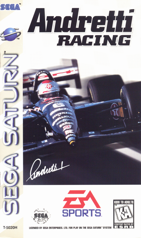 Andretti Racing box art for Playstation